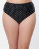 Betty Boop x Unique Vintage Black & White Heart Daphne Swim Bottoms - thumbnail