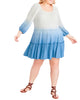 Clover Dip Dye Tunic - thumbnail