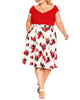 Brenna Vintage Rose Skirt - thumbnail
