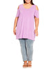 Claire Cold Shoulder Tunic - thumbnail