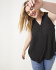 Ethel Sleeveless High-Low Hem Blouse - thumbnail