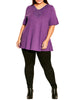 Annalise Embroidered Knit Tee - thumbnail