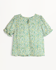 Poppy Puff Sleeve Blouse - thumbnail