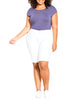 Isla Frayed Star Bermuda Shorts - thumbnail