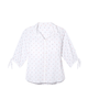 Sloane Knotted Sleeve Blouse - thumbnail