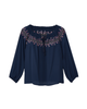 Jenna Embroidered Long Sleeve Blouse - thumbnail