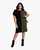 Linnette Colorblock Pleated Dress - thumbnail