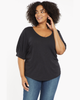 Charming Balloon-Sleeve Tee - thumbnail