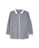 Teresa Button-Down Contrast Top - thumbnail