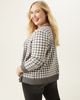 Fran Gingham-Print Cardigan - thumbnail