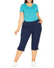 Sheila Roll Up Capri - thumbnail