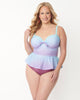 Unique Vintage Purple Ombre Daphne Swim Bottoms - thumbnail