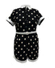 Unique Vintage Daisy Print Patsy Romper - thumbnail