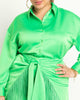 Satin Button Down - thumbnail