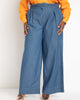Belted Pleated Wide Leg Pant - thumbnail