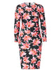 Pink Lily Dress with Side Twist - thumbnail