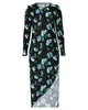 Long Sleeve Lettuce Edge Dress - thumbnail