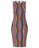 Rainbow Stripe Sleeveless Dress - thumbnail