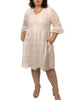 Selena Dress Broderie Anglaise Eyelet White - thumbnail