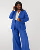 Long Lined Scuba Crepe Blazer - thumbnail