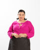 Flower Boxy Fleece Cardigan - thumbnail