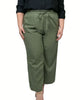 Ambre Paperbag Wide Leg Linen Blend Pants - thumbnail