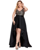 Sparkly Bodice High Low Prom Dress - thumbnail