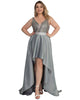 Sparkly Bodice High Low Prom Dress - thumbnail