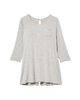 Stacey 3/4 Sleeve Split Back Tee - thumbnail