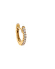 Itty Bitty Diamond Cartilage Huggie Earring  14K Gold One Size - thumbnail