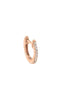 Itty Bitty Diamond Cartilage Huggie Earring  14K Rose Gold One Size - thumbnail
