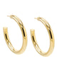 Large Hollow Hoop Earring Gold 50 MM - thumbnail