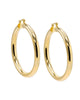 Adina's Chunky Hollow Hoop Earring Gold 50 MM - thumbnail