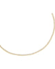Thin Tennis Choker Gold One Size - thumbnail