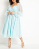 Draped Puff Sleeve - thumbnail