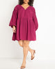 Shirred Mini Dress - thumbnail