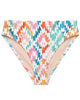 Carnival Ikat Recycled High-Waisted Bikini Bottom - thumbnail