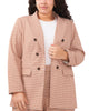 LONG DOUBLE BREASTED BLAZER - thumbnail