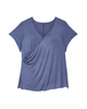 Anaya Short Flutter Sleeve Surplice Top - thumbnail
