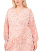 L/S  RUFFLED WRAP FRT DRESS - thumbnail