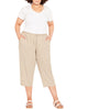 Sydney Cropped Linen Pant - thumbnail