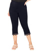 Kate Stretch Lace Capri - thumbnail