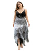 V Neck Asymmetrical Hems Cocktail Dresses - thumbnail