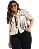 Women Abstract Design Casual Shirts - thumbnail