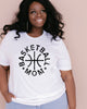 Basketball Mom Distressed Short Sleeve Graphic Tee - thumbnail