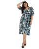 Women Floral Design Casual Dress - thumbnail