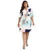 Women Graphic Print Drawstring  Dresses - thumbnail