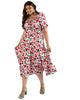Women Floral Abstract Dresses - thumbnail