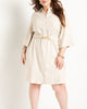Linen Blend Workwear Shirtdress - thumbnail