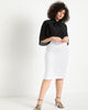 Neoprene Pencil Skirt - thumbnail